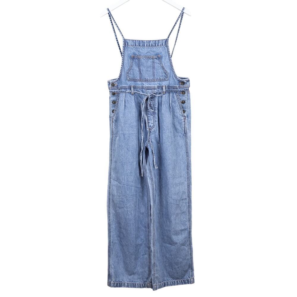 American Eagle Outfitters Light Blue Denim Jumpsuit Overalls